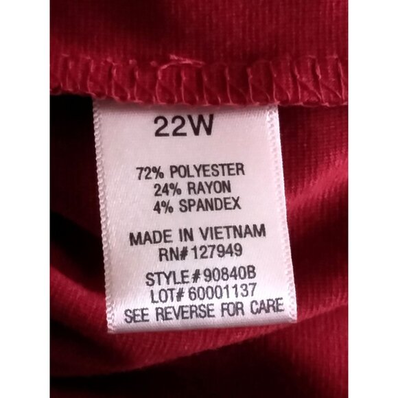 Soho Apparel Plus Size 22W Dress Sleeveless Studded Accent Detail Hidden Zipper - Picture 9 of 10